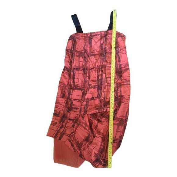 Nwot Vera Wang lavander label Silk Bottom Ruched Sleeveless Dresss 10 - Picture 9 of 9